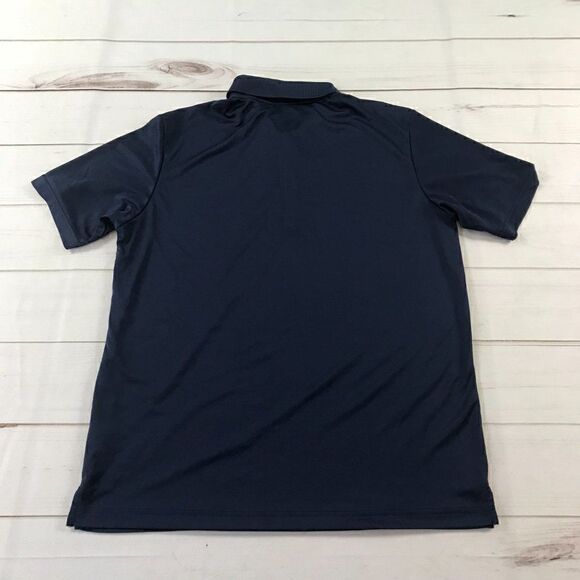 FILA Dry Fit Navy Blue Golf Polo Shirt Medium - Picture 3 of 7